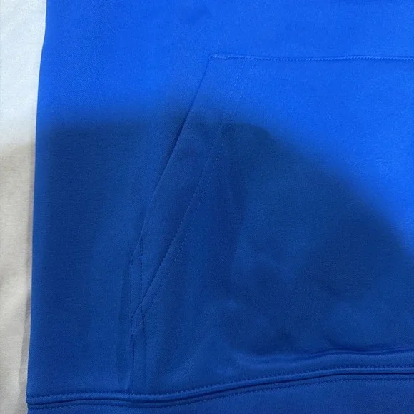 Puma Youth Hoodie  Moisture Wicking Blue Size M 10/12 New With Tags - Picture 6 of 9